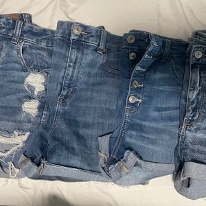 American eagle size 6 shorts, 4 pairs